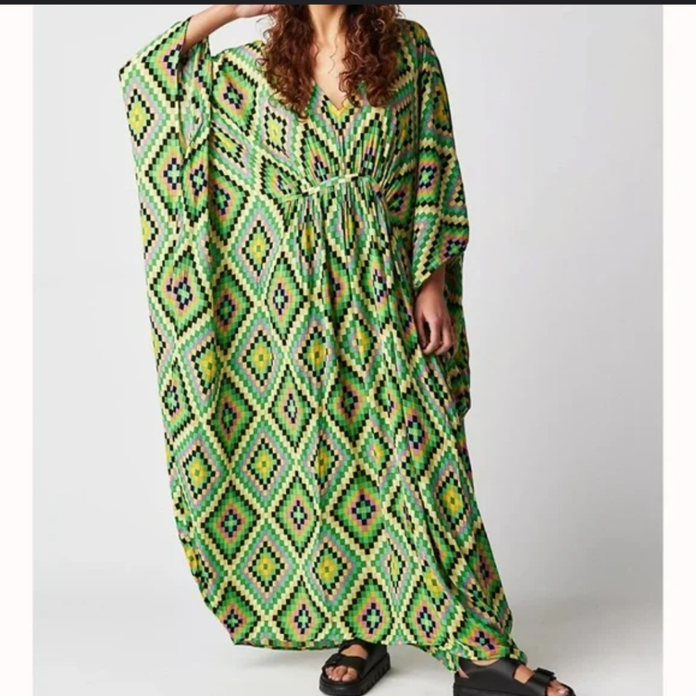 Free people cup of tea kaftan